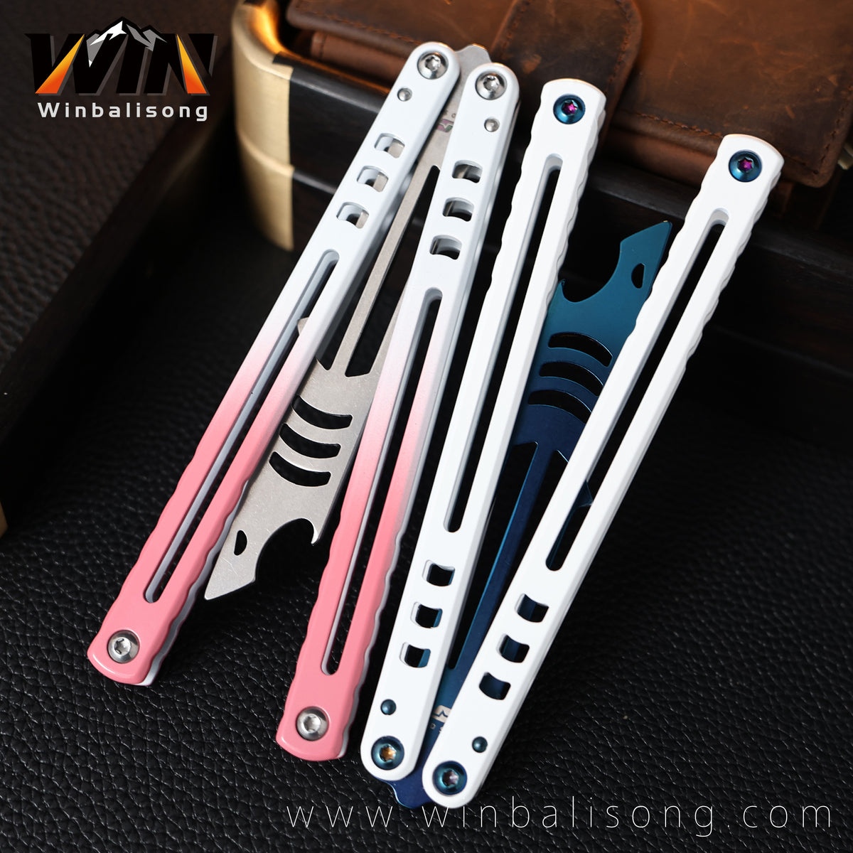 Armed Shark Steel Mako Bottle Opener Balisong Balisong