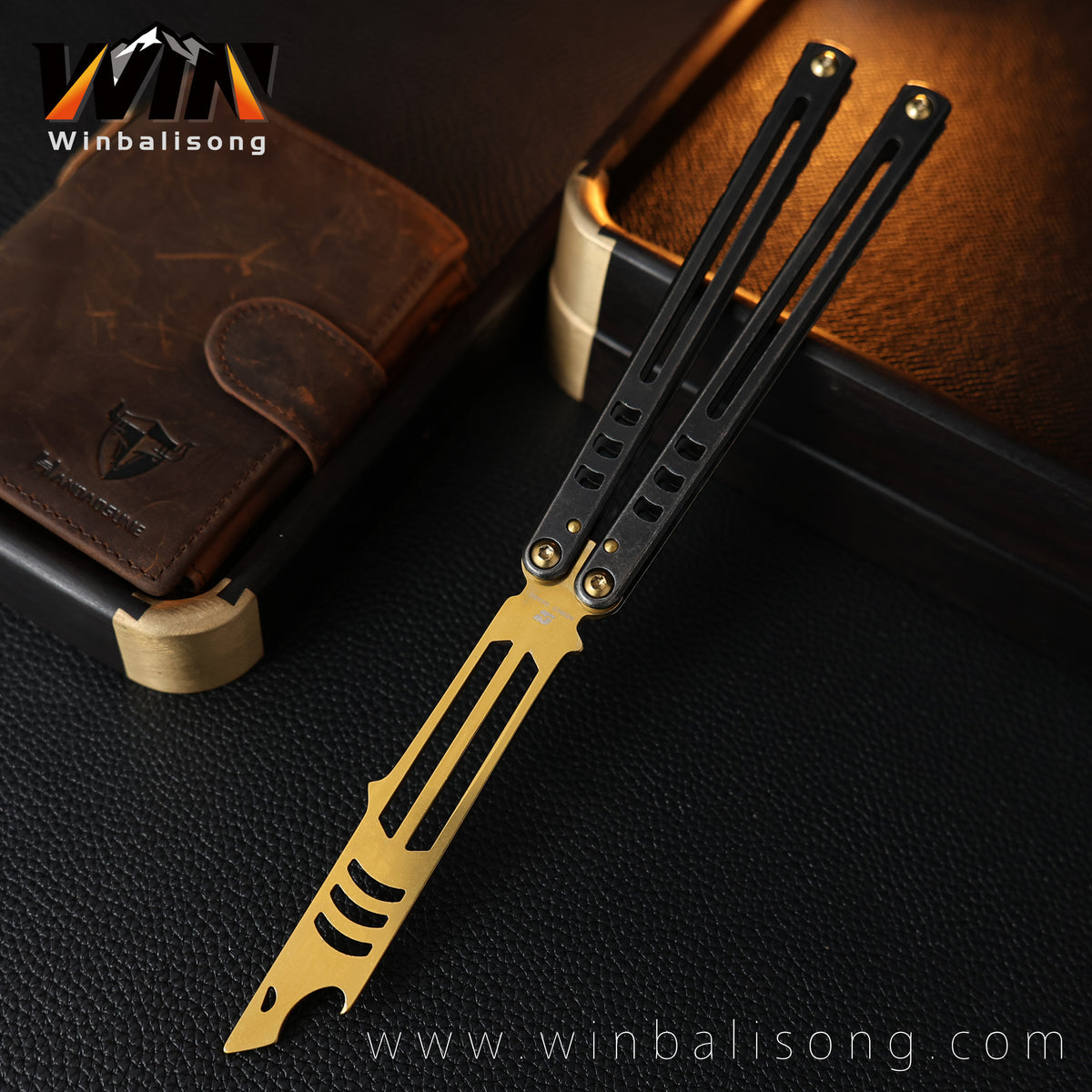Armed Shark Steel Mako Bottle Opener Balisong Balisong