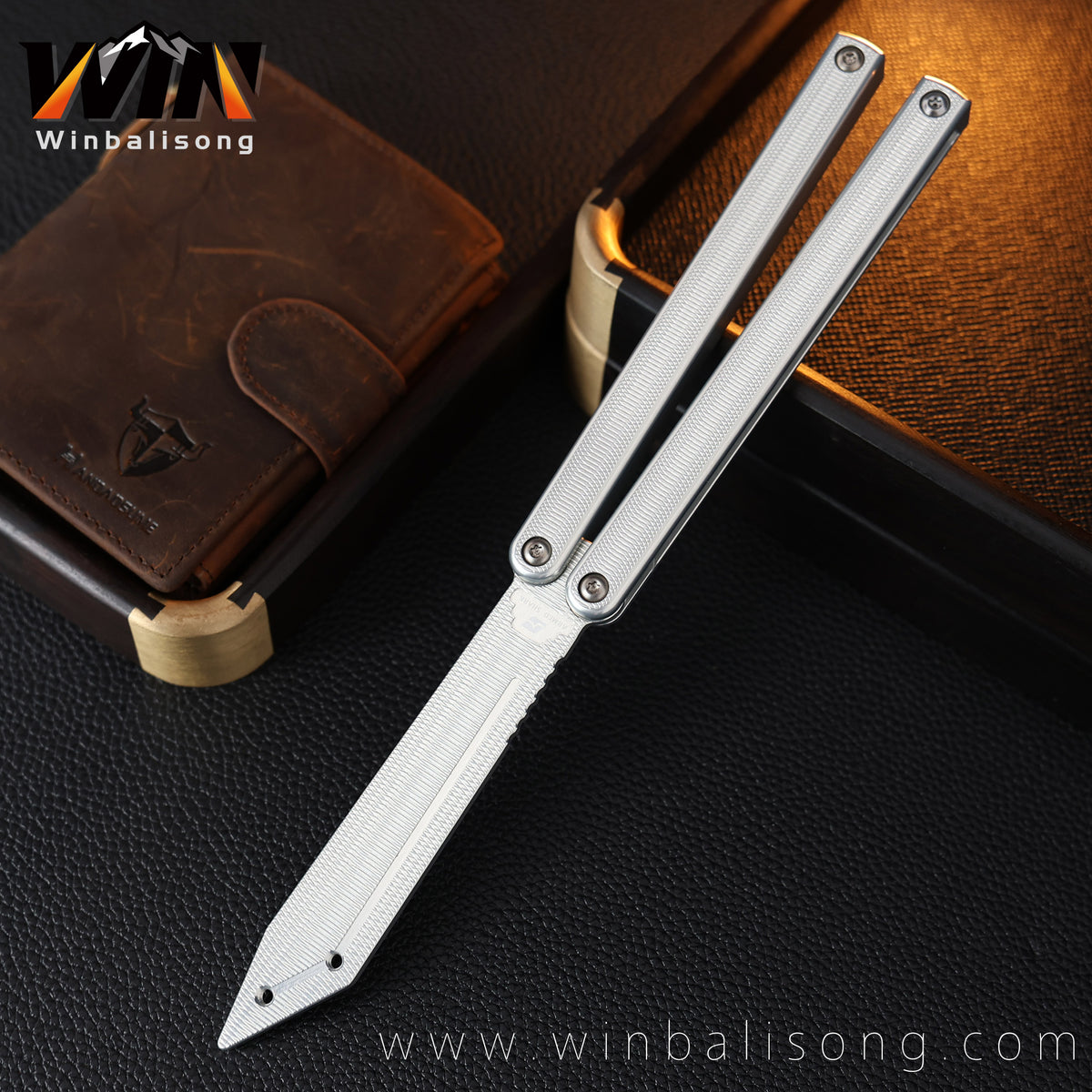 Armed Shark Squidy-AL Aluminum Balisong Trainer