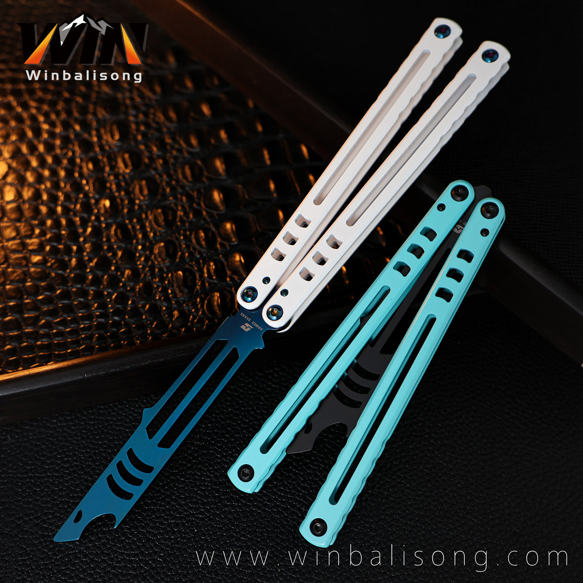 Armed Shark Steel Mako Bottle Opener Balisong Balisong