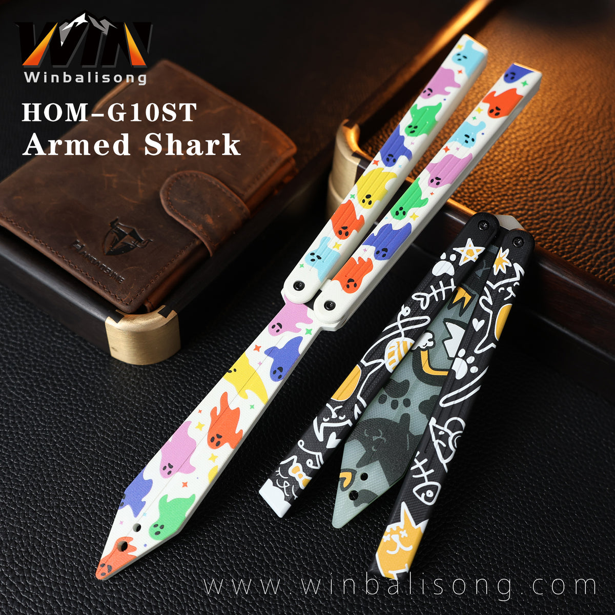 Armed Shark HOM G10ST Balisong Trainer