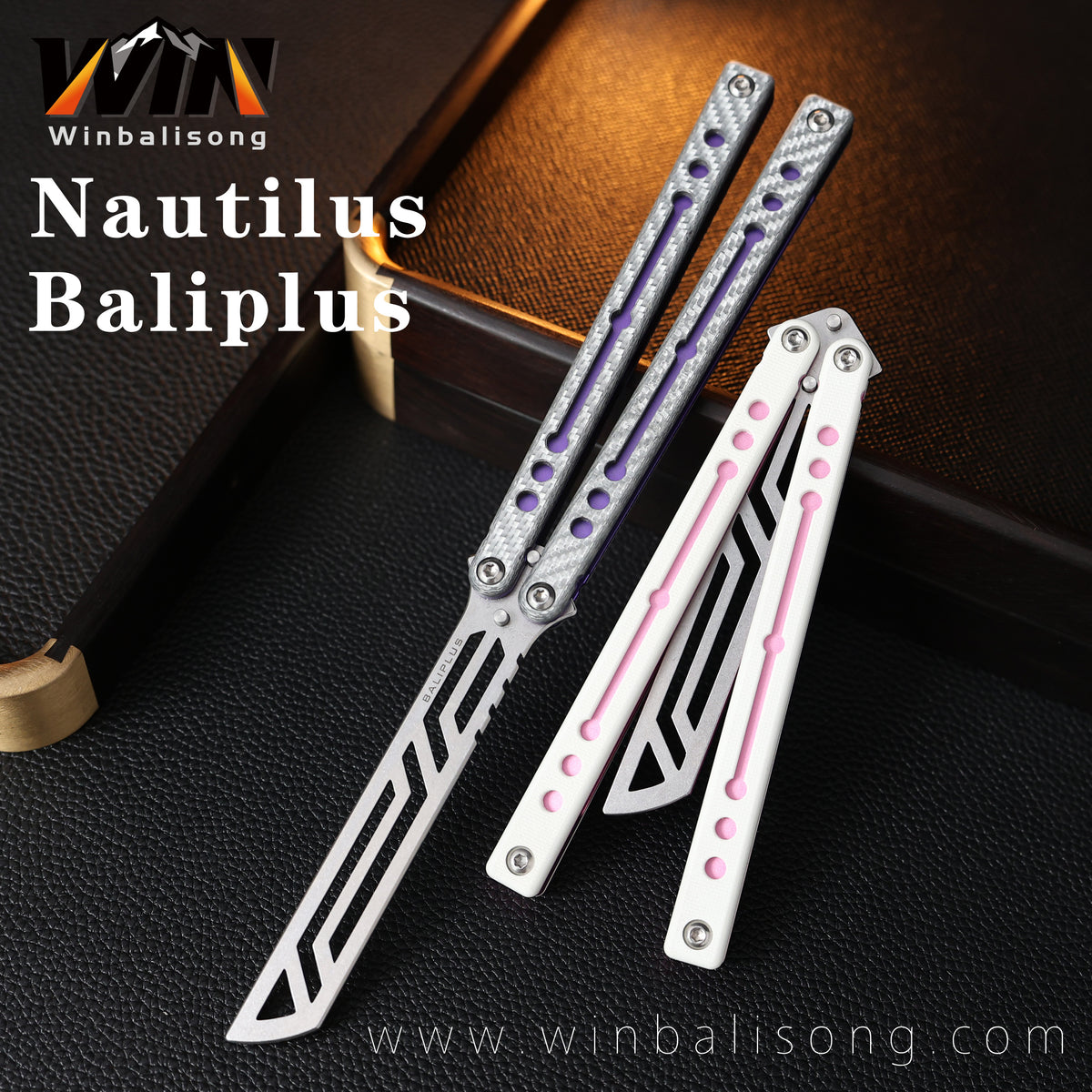Baliplus Nautilus Aluminum Balisong trainer