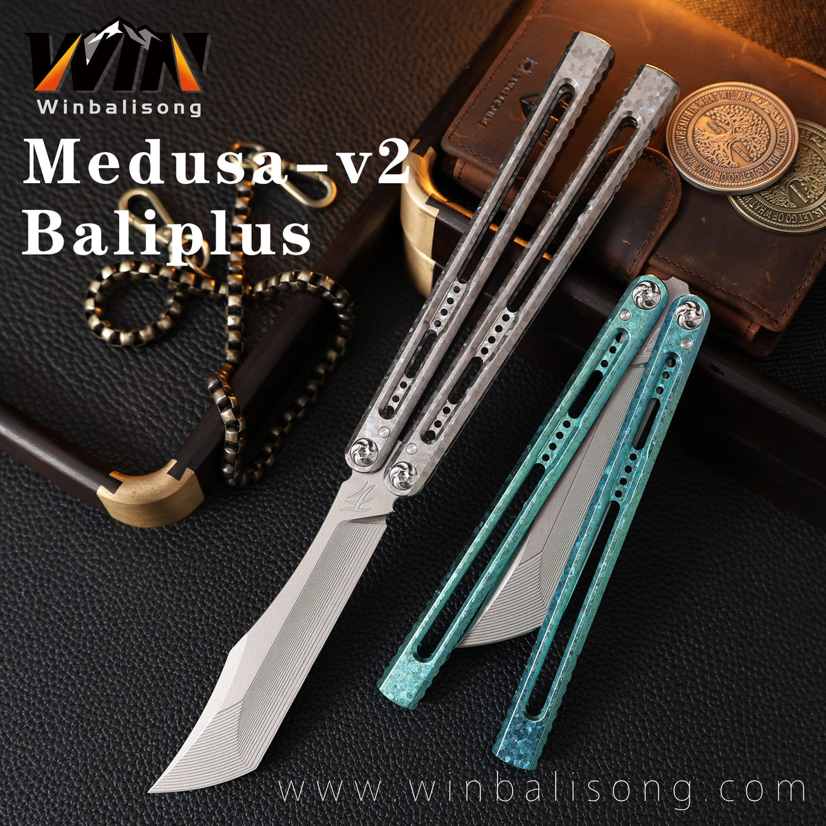 Baliplus Medusa-v2 Titanium Balisong