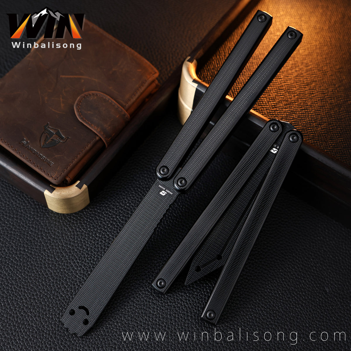 Armed Shark Squidy-AL Aluminum Balisong Trainer