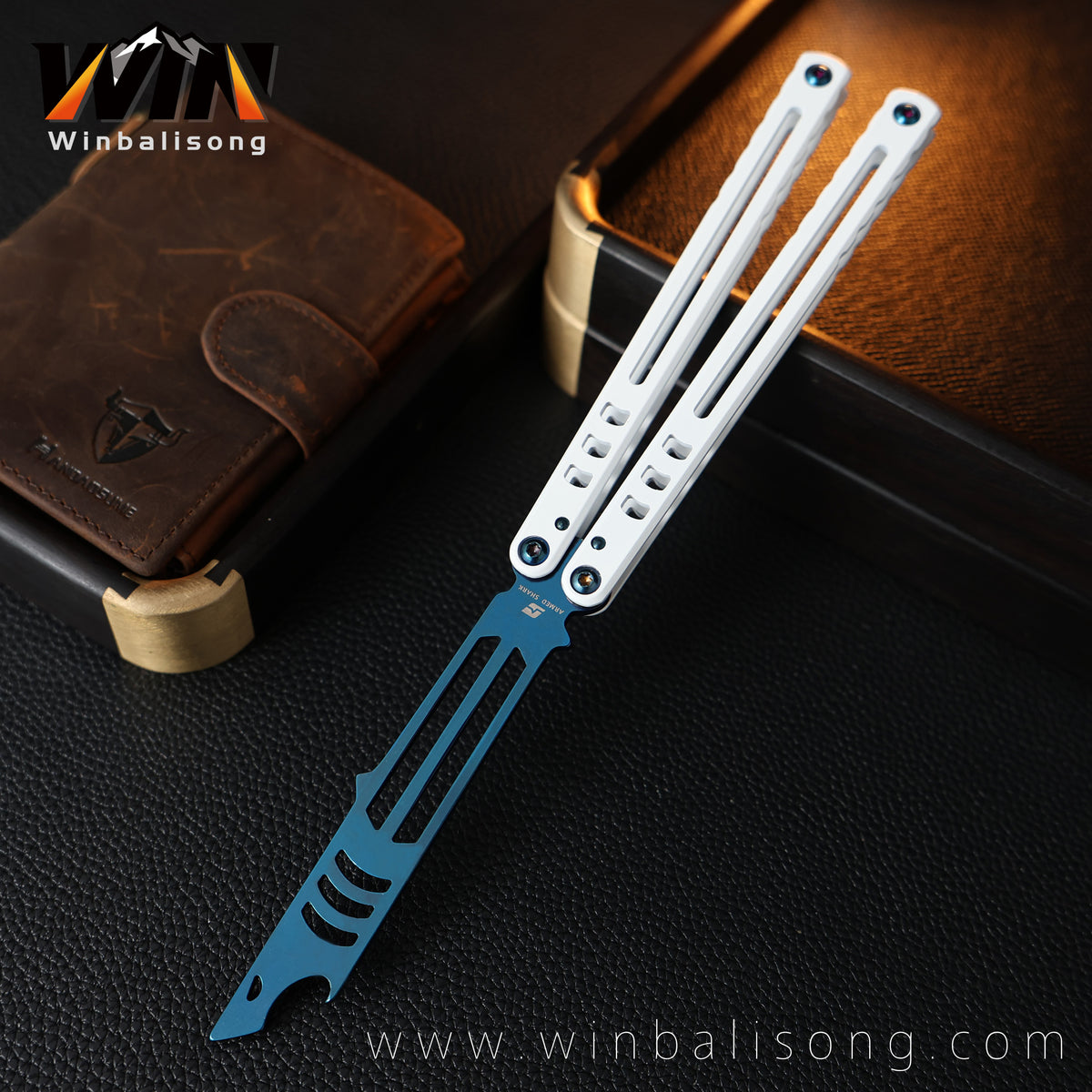 Armed Shark Steel Mako Bottle Opener Balisong Balisong