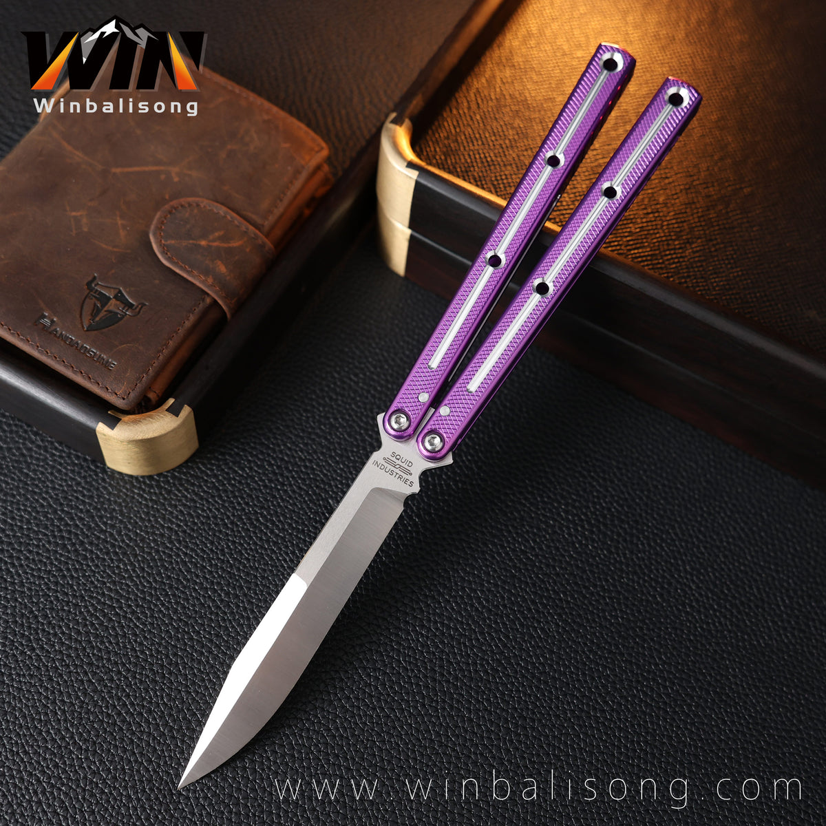 Baliplus Kraken-v3 weehawk Aluminum Balisong