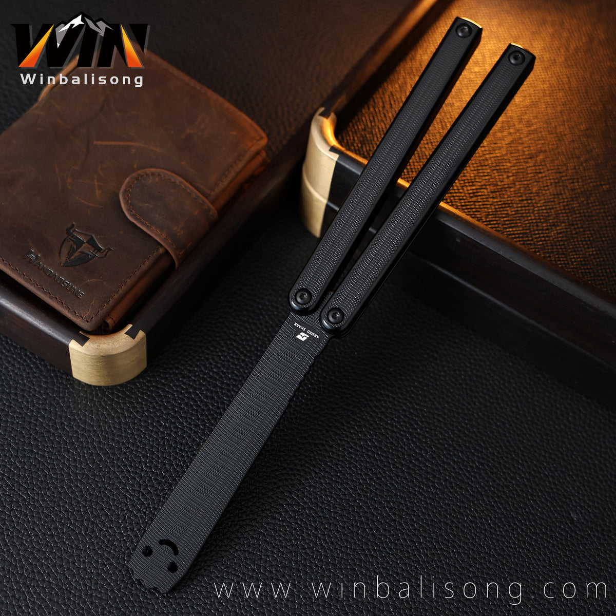 Armed Shark Squidy-AL Aluminum Balisong Trainer