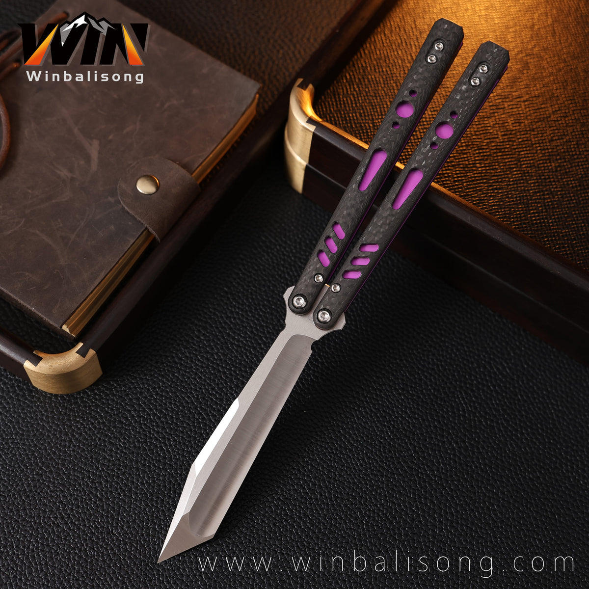 Baliplus BRS REP special version Titanium Balisong