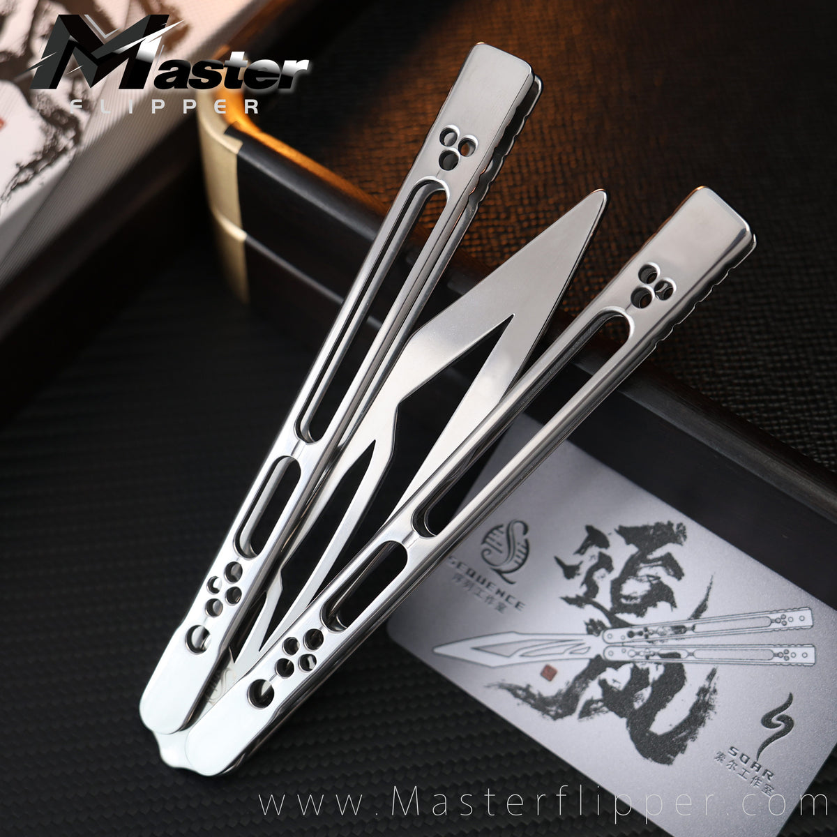 Sequence Wind Chasing Steel Balisong Trainer