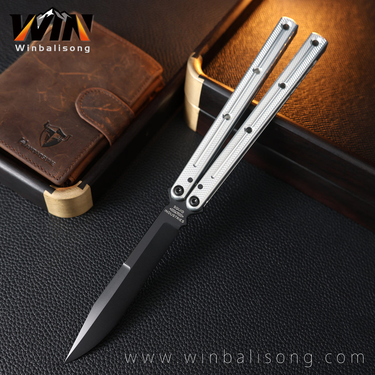 Baliplus Kraken-v3 weehawk Aluminum Balisong