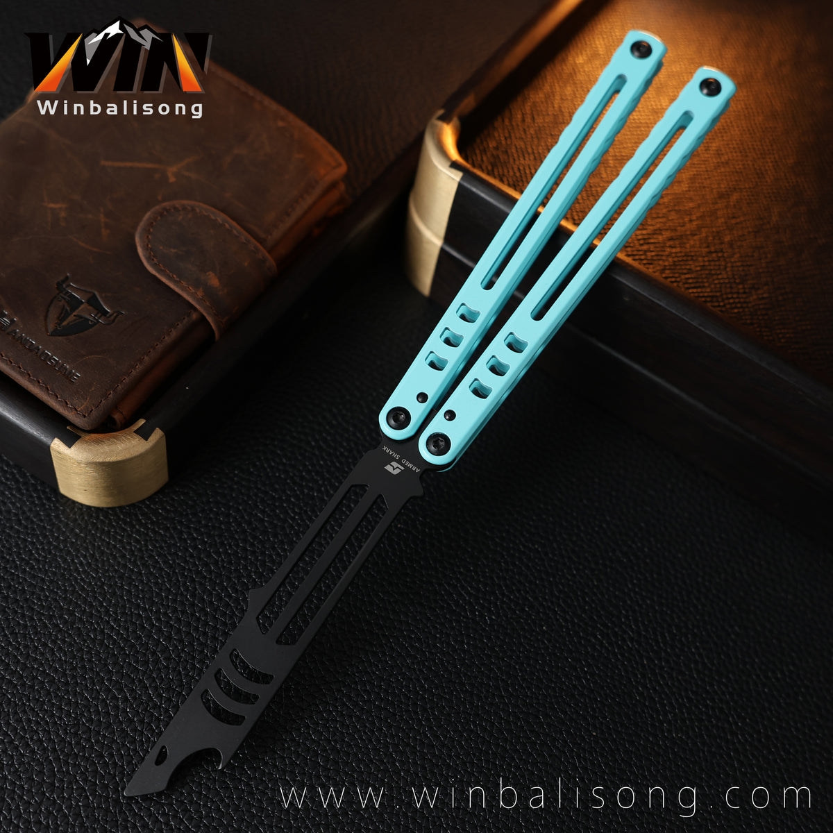 Armed Shark Steel Mako Bottle Opener Balisong Balisong