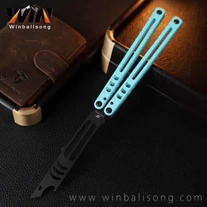 Armed Shark Steel Mako Bottle Opener Balisong Balisong