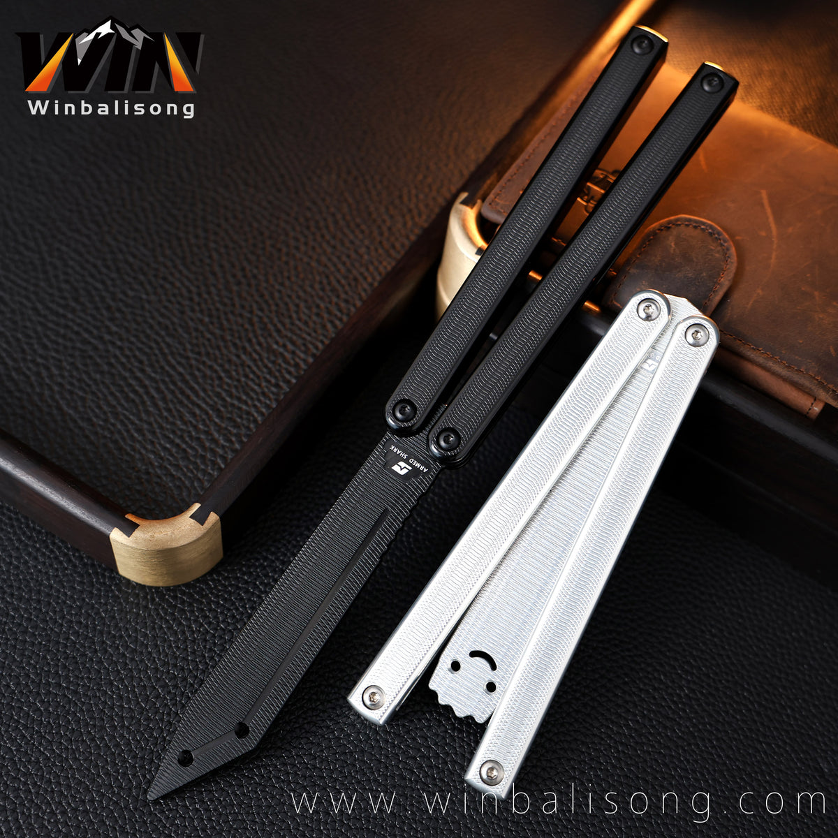 Armed Shark Squidy-AL Aluminum Balisong Trainer