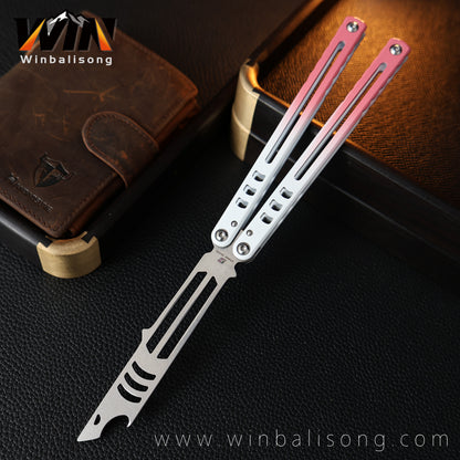 Armed Shark Steel Mako Bottle Opener Balisong Balisong