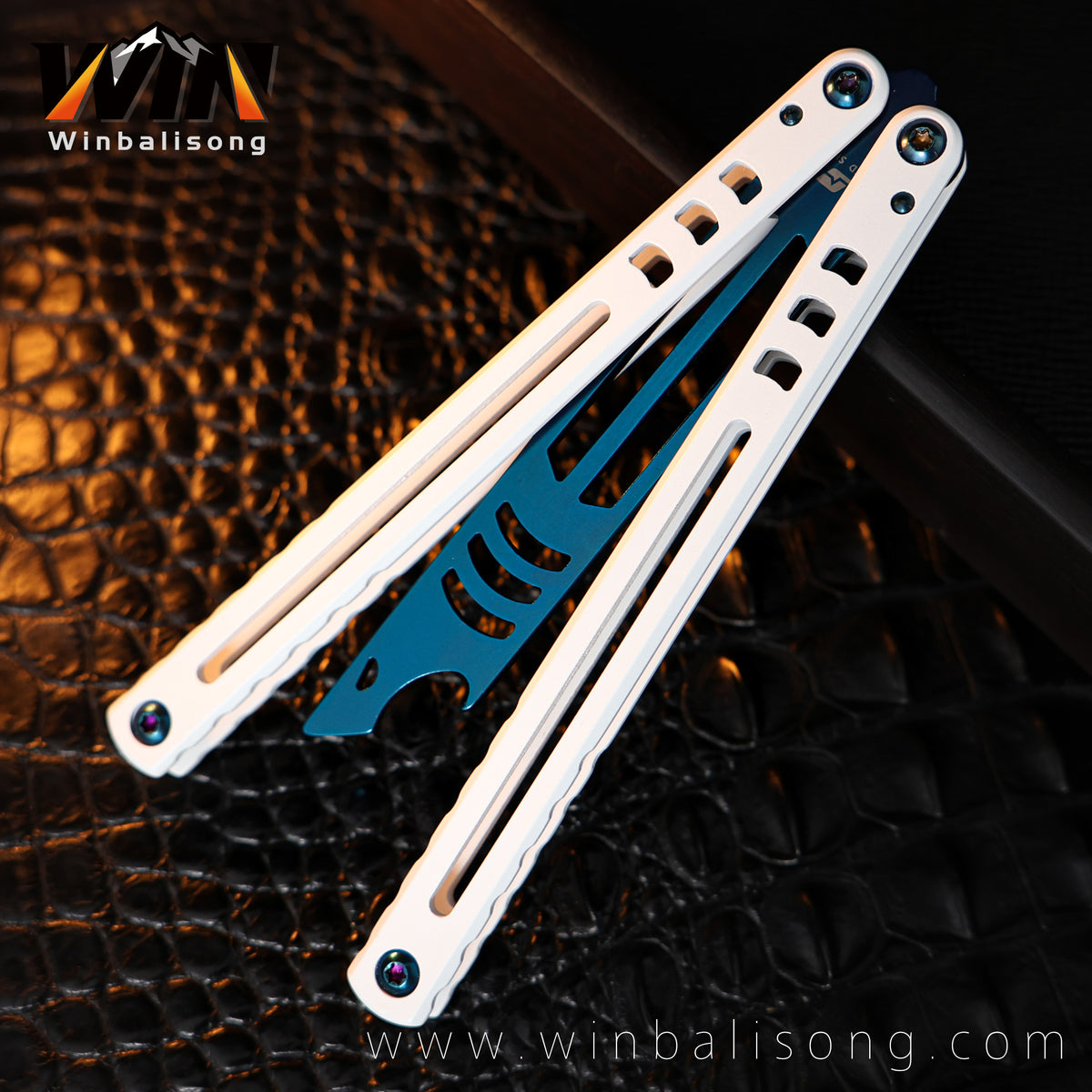 Armed Shark Steel Mako Bottle Opener Balisong Balisong