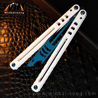 Armed Shark Steel Mako Bottle Opener Balisong Balisong