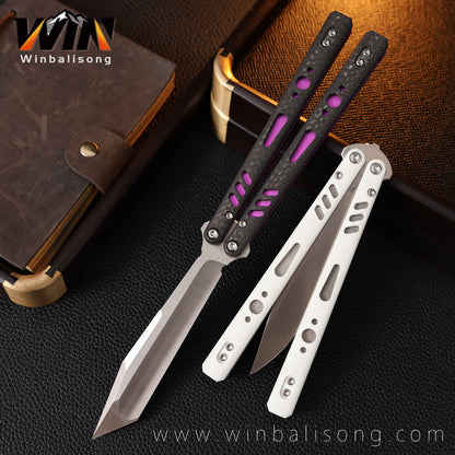 Baliplus BRS REP special version Titanium Balisong