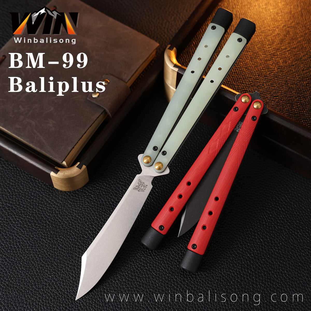 Baliplus Ti Barebones Titanium Balisong