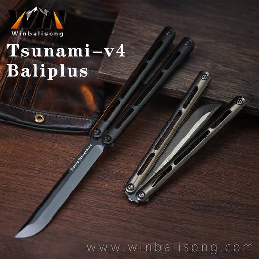 Baliplus Tsunami-v4 Titanium Balisong