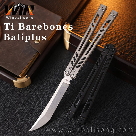 Baliplus Ti Barebones Titanium Balisong