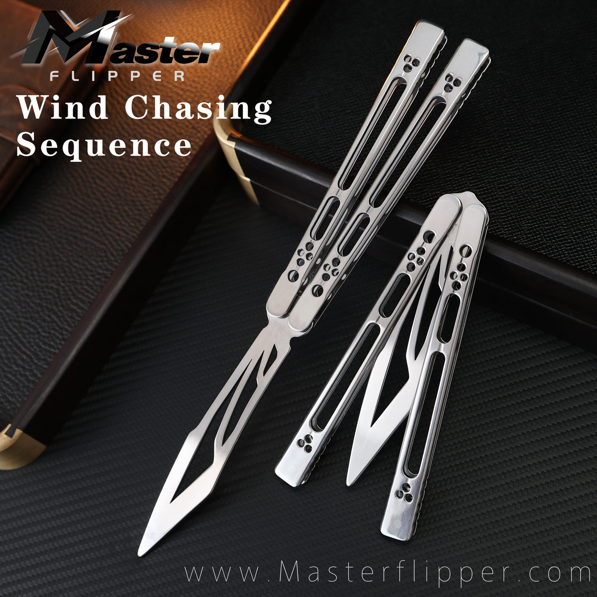 Sequence Wind Chasing Steel Balisong Trainer