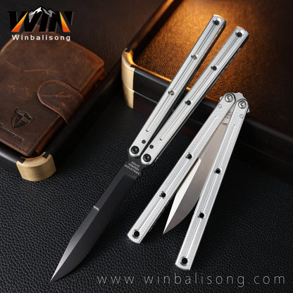 Baliplus Kraken-v3 weehawk Aluminum Balisong