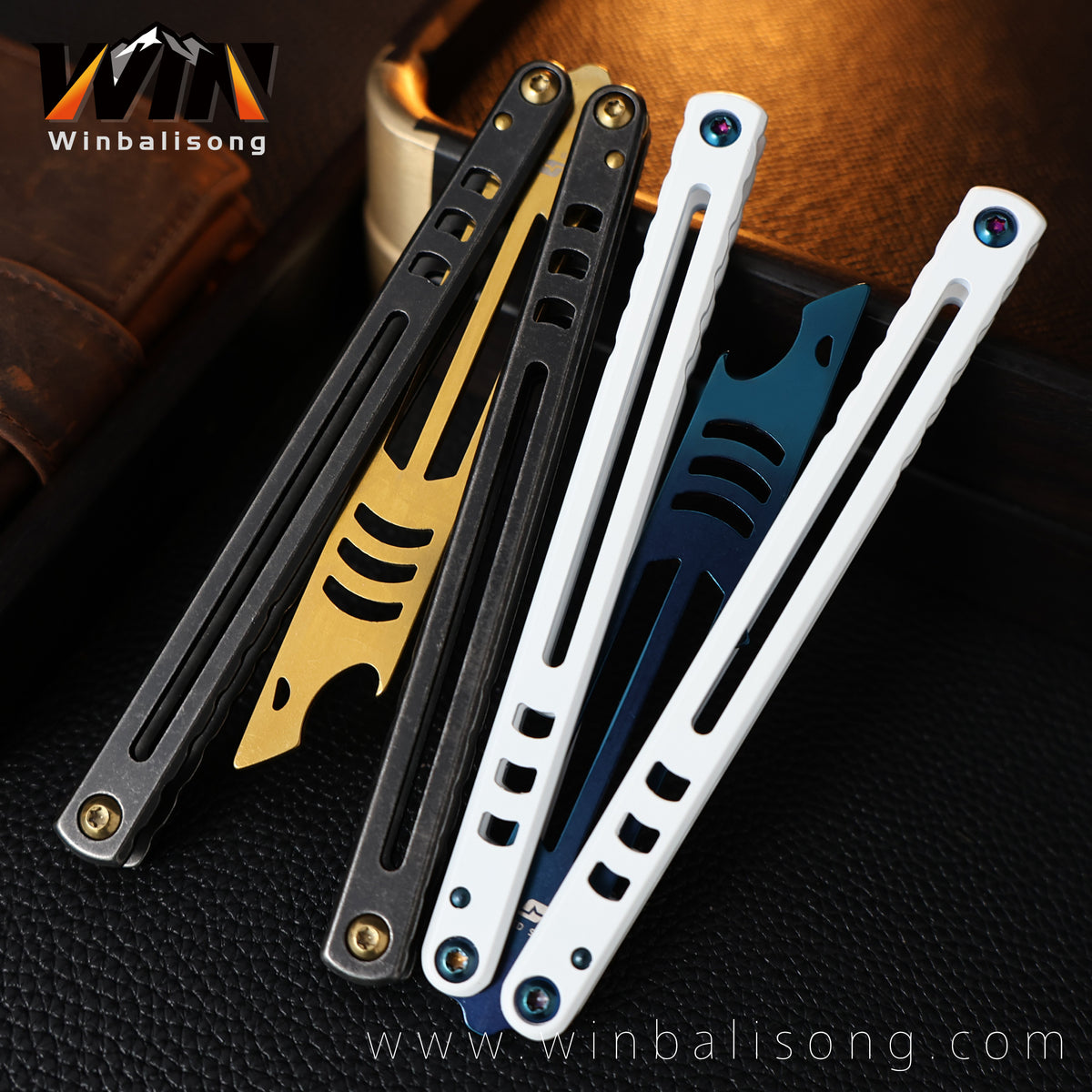 Armed Shark Steel Mako Bottle Opener Balisong Balisong