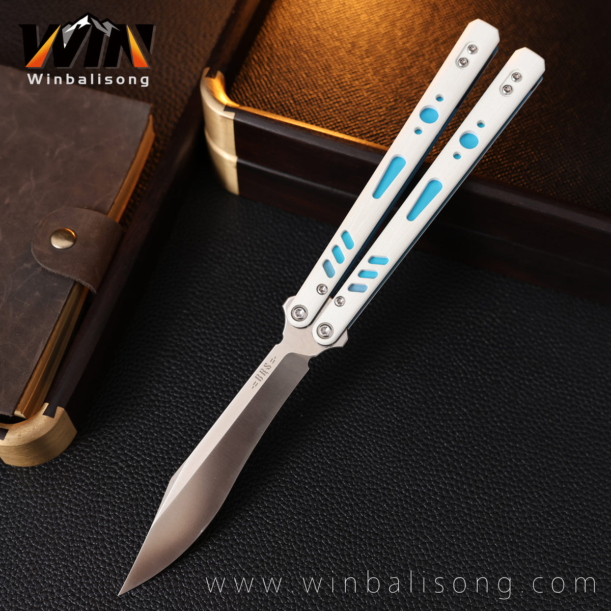 Baliplus BRS REP special version Titanium Balisong