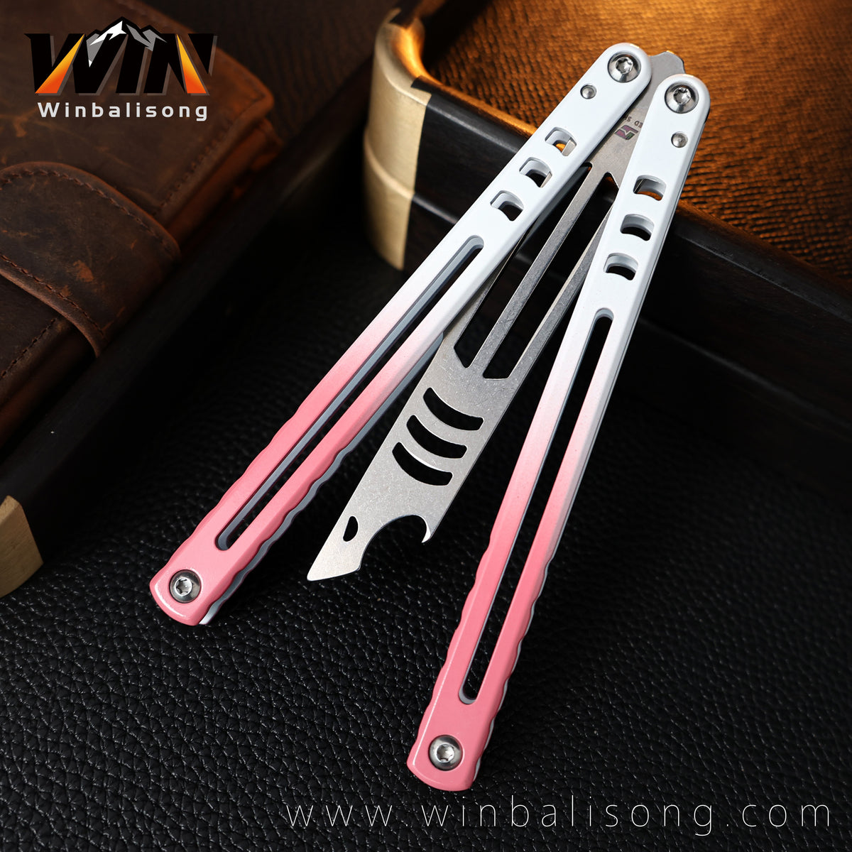 Armed Shark Steel Mako Bottle Opener Balisong Balisong