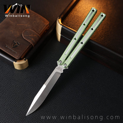 Baliplus Kraken-v3 weehawk Aluminum Balisong