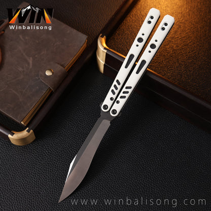 Baliplus BRS REP special version Titanium Balisong