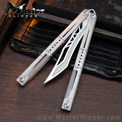 Banshu Laser Steel Balisong Trainer