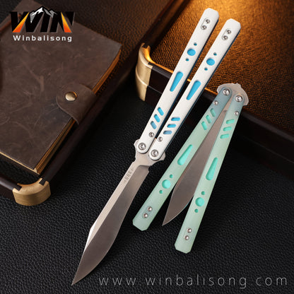 Baliplus BRS REP special version Titanium Balisong