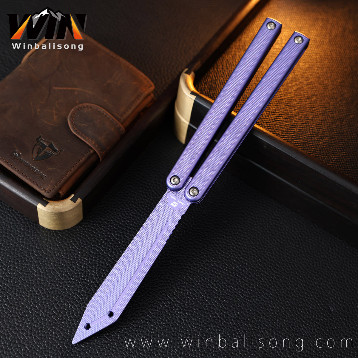 Armed Shark Squidy-AL Aluminum Balisong Trainer