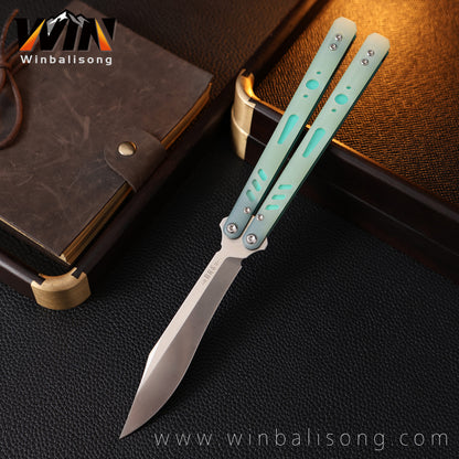 Baliplus BRS REP special version Titanium Balisong