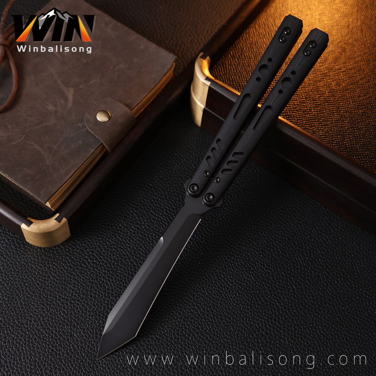 Baliplus BRS REP special version Titanium Balisong