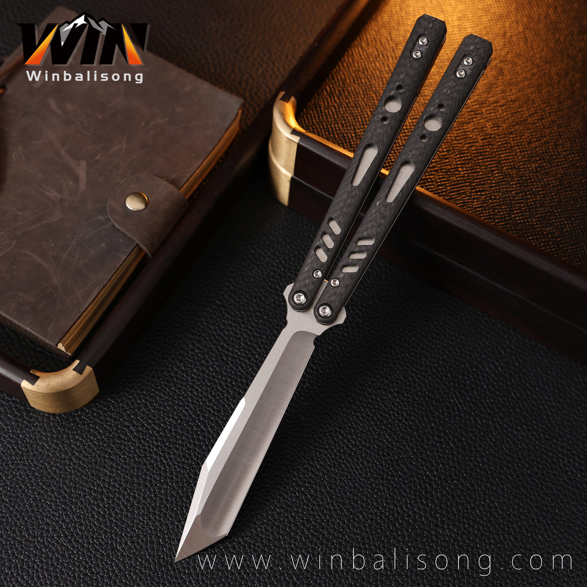 Baliplus BRS REP special version Titanium Balisong